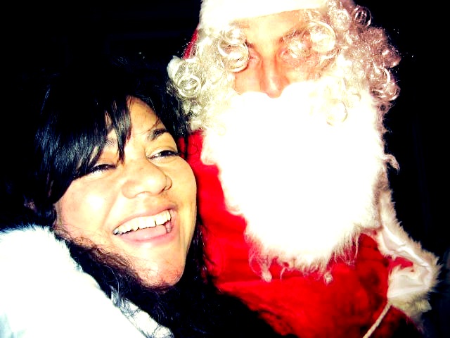 Santa and me
